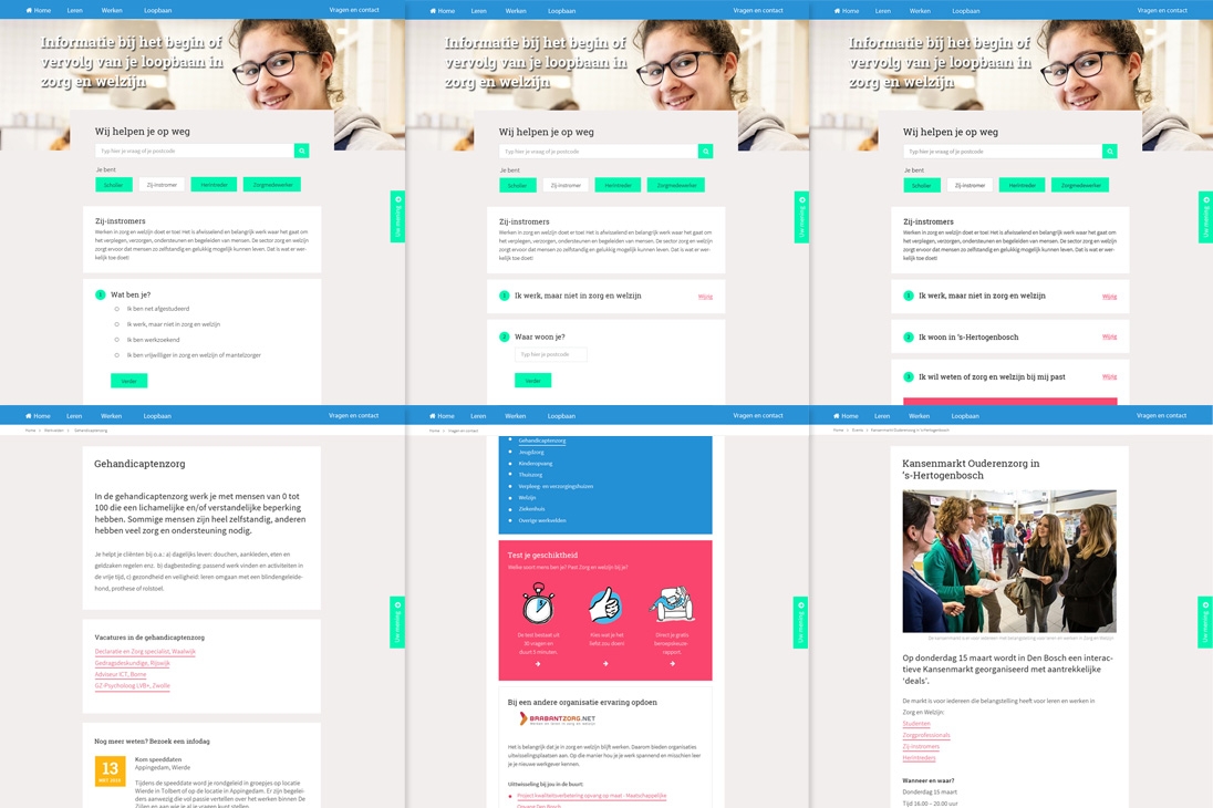Landelijke loopbaanportal zorg en welzijn Landelijke loopbaanportal zorg en welzijn